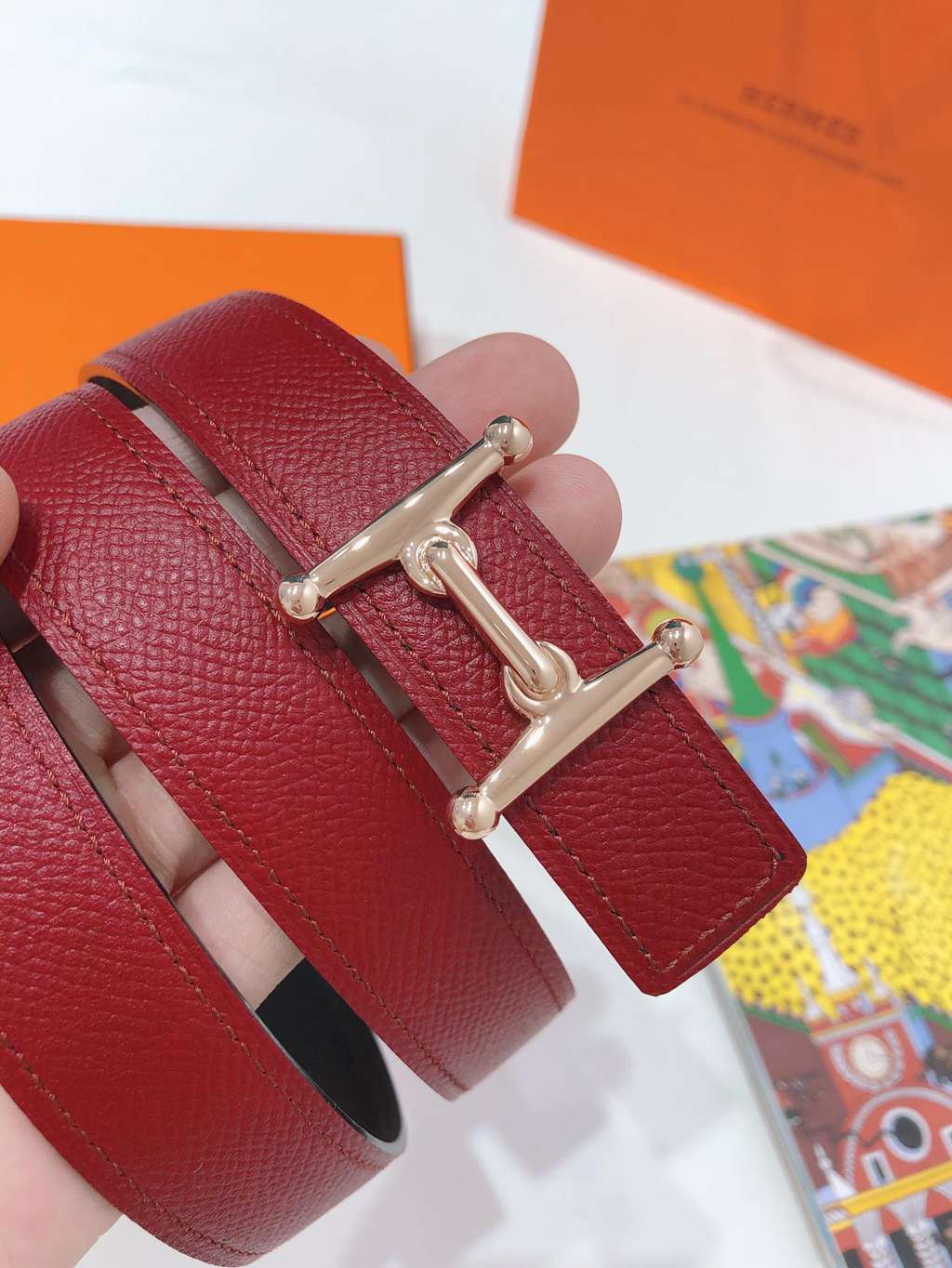 H**mes belts 24mm